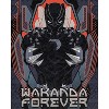 Northwest Black Panther Woven Tapestry Throw Blanket, 48" x 60", Panther Brave - 2 of 4