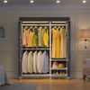 VIPEK V2LC Covered Clothes Rack with Dimmable LED Lights, 3000K Warm White, Freestanding Clothing Rack for Hanging Clothes - 4 of 4