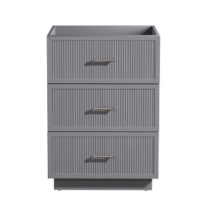 Dolonm Wall mounted pedestal basin with sink MDF 3 drawers - 1 of 4