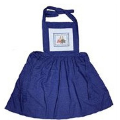 Adult Apron Heart Strings Cross Stitch One Size Fits Small To X Large size