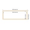 Amanti Art Woodgrain Stripe Blonde Framed Magnetic Dry Erase Board - 4 of 4