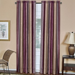 GoodGram Ombre Crushed Satin Sheer Single Window Curtains & Valances - 1 of 4