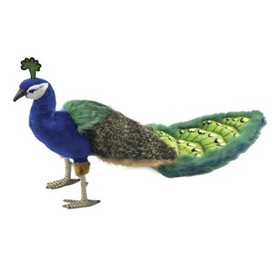 peacock plush toy