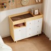 Famapy Baby Changing Table with Multi-Storage Drawers, Cabinet & Diaper Organizer,Safe Organized Nursery Station - 4 of 4