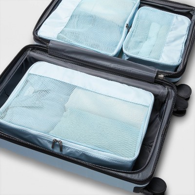 Extra Large Packing Cube &#38; Clear Pouch Set Muddy Aqua - Open Story&#8482;
