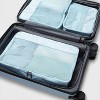 Medium Packing Cube & Clear Pouch Set Muddy Aqua - Open Story™ - 4 of 4