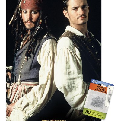 clear push pins bundle