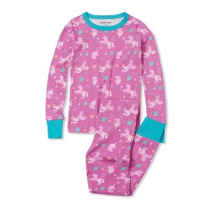 Lands' End Kids Pattern Snug Fit Pajama Set - 1 of 2