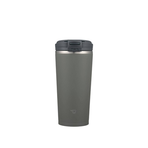 Zojirushi Tuff Slim Thermos Vacuum Bottle 16 oz Silver Insulated Stainless  Steel