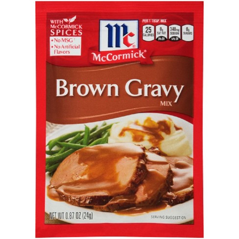 how to make mccormick brown gravy mix