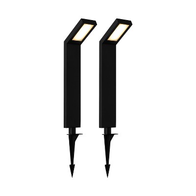 C Cattleya 16" 4.5W Low Voltage Black Aluminum LED Outdoor Landscape Path Lights