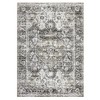 Vintage Boho Area Rug Distressed Medallion Accent Rugs for Living Room Bedroom, Low Pile Stain-Resistant - 3 of 4