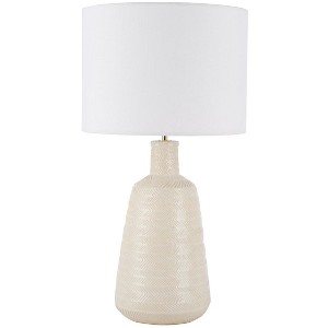 Oakland Table Lamp - 22.5 Inch Height - TBL9001 - Ivory - Safavieh - 1 of 4