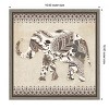 Amanti Art Boho Elephant II Neutral by Wild Apple Portfolio Canvas Wall Art Print Framed 16-in. x 16-in. - 4 of 4