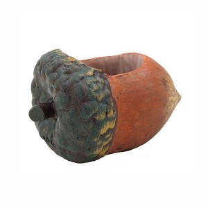 Resin Simulation Hazelnut Succulent Plant Pot Small Decorative Planter for Succulent Cactus - 1 of 2