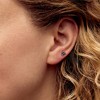 Pure Collection by Ross-Simons Sapphire Flat-Back Stud Earrings in 14kt Yellow Gold - 4 of 4