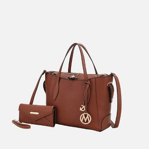 MKF Collection Bruna Vegan Leather Women’s Tote Bag with Wallet by Mia K - 1 of 4