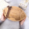 Pavilion Gift Company - Attack the Snacks - Bamboo Serving Board with Dip Bowls - Serving Trays - 4 of 4