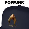 Justice League Aquaman Logo Foam Trucker Cap Navy - 4 of 4