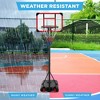 Best Choice Products Kids Height-Adjustable Basketball Hoop, Portable Game w/ 2 Wheels, Square Backboard - 3 of 4