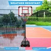 Best Choice Products Kids Height-Adjustable Basketball Hoop, Portable Game w/ 2 Wheels, Square Backboard - image 3 of 4