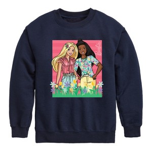 Boys' - Barbie - Easter Graphic Long Sleeve Fleece Sweatshirt - 1 of 3