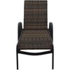 Courtyard Casual Santa Fe Wicker 3 pc Chaise Lounge Set  Includes one 20" End Table and two Chaise Loungers - 4 of 4