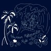 Boy's Lilo & Stitch Hawaiian Rollercoaster Ride Outline T-Shirt - 2 of 4