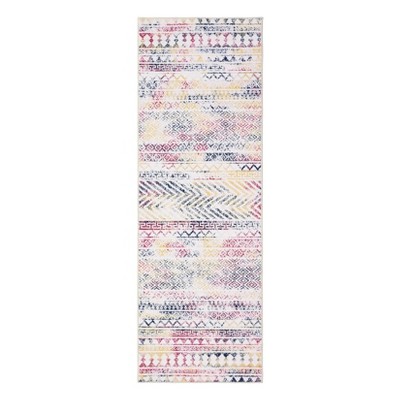 Modern Geometric Living Room Bedroom Area Rugs, Washable Soft Low Pile Floor Carpet with Stripped Lines for Dining Room