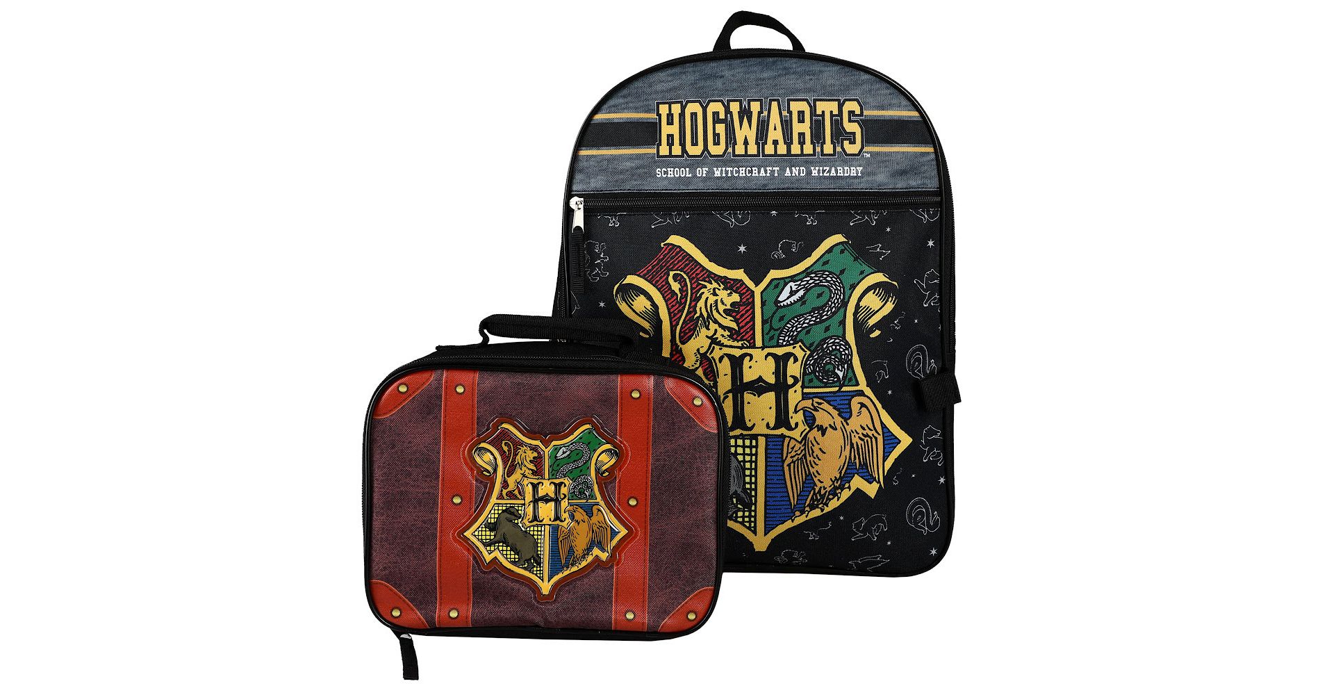 Harry Potter Hogwarts Kids 2-Pc 16-Inch Backpack With Trunk-Inspired Lunch Kit