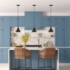 Hudson and Canal 8.5" Wide Pendant with Metal Shade - 3 of 4