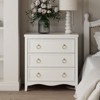 JIONJOY French Country Accent Dresser - Fully Assembled 3-Drawer Storage Cabinet with Bronze Ring Pulls - 2 of 4
