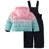 Rothschild Little/Big Girls' Ski Jacket and Snowbib Snowsuit Sets - 2 of 3