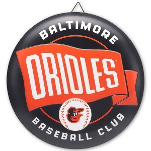 MLB Baltimore Orioles Metal Button Wall Art - 1 of 4