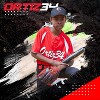 Ortiz34 Homerun Kids Tee Ball Set - David Ortiz 3-in-1 Aluminum Baseball Bat, Baseball & Youth Glove Bundle (Red/Black) - 4 of 4