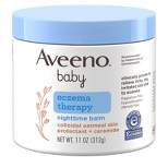 Aveeno Baby Eczema Therapy Nighttime Moisturizing Balm, Soothes & Relieves Dry, Itchy Skin -11oz