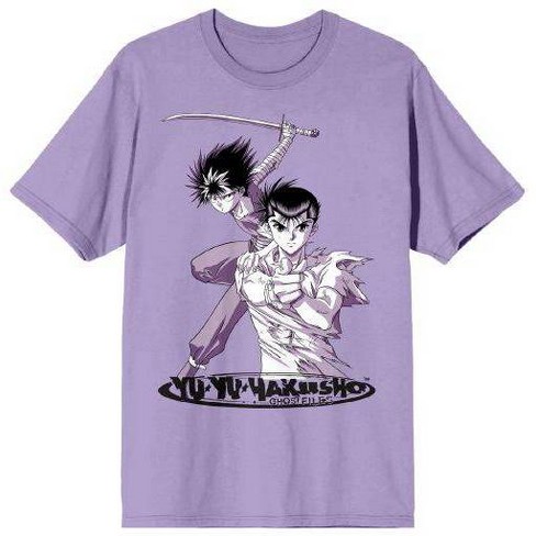 Men's Yu Yu Hakusho Short Sleeve Graphic T-shirt - Lavender S : Target