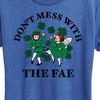 Women's - Instant Message - Don't Mess With The Fae Short Sleeve Graphic T-Shirt - 2 of 4