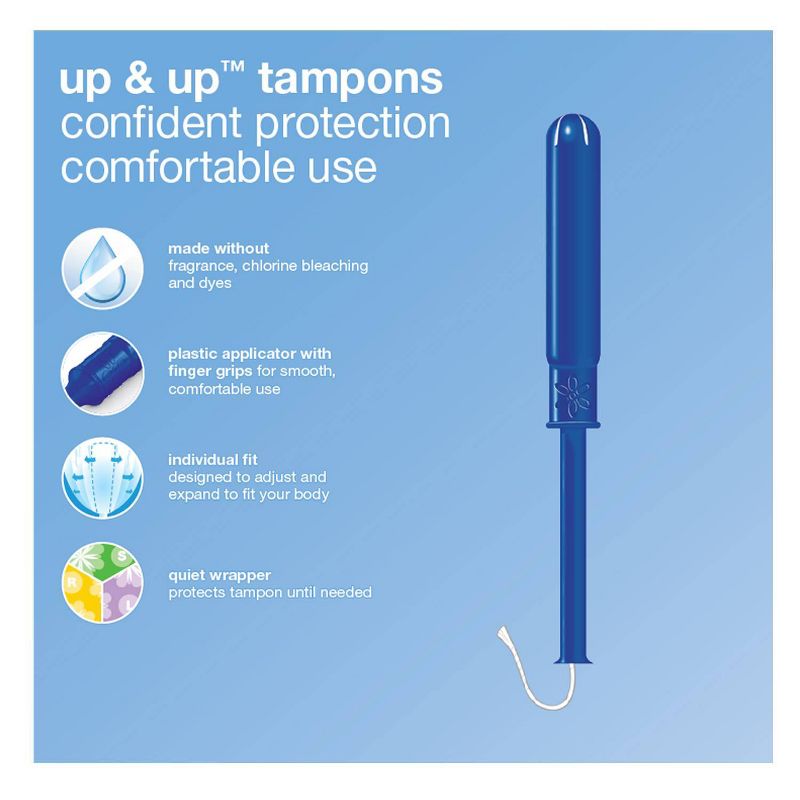 Multipack Tampons - Plastic - 50ct - up &#38; up&#8482;, 3 of 5