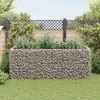 vidaXL Gabion Basket Rectangular, Galvanised Steel Gabion Planter, Gabion Raised Bed for Garden, High Load Capacity, 106.3"x35.4"x39.4" - 2 of 4