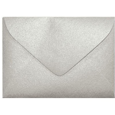 LUX #17 Mini Envelopes 2 11/16 x 3 11/16 50/Box Silver Metallic MINSDS-50