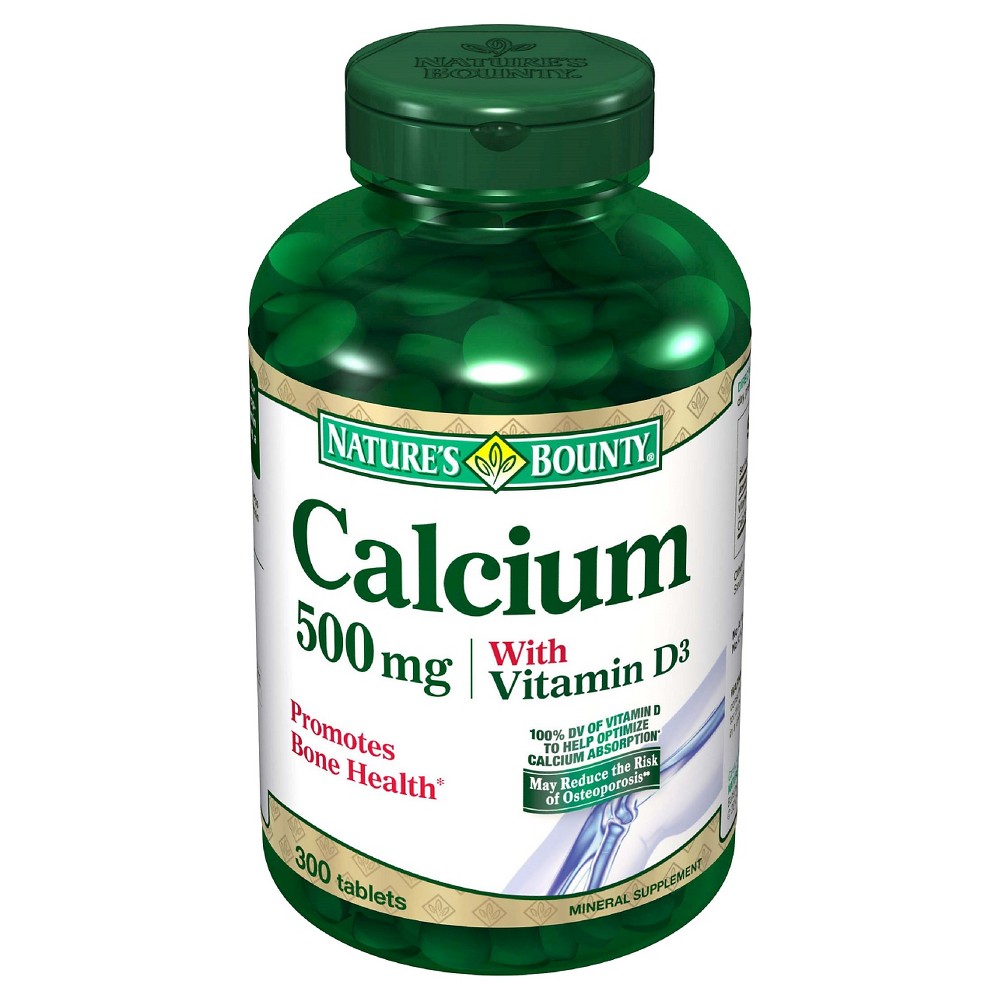 UPC 074312070877 product image for Nature's Bounty Calcium 500 mg and Vitamin D Tablets - 300 Count | upcitemdb.com