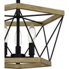 Quoizel Lighting Wintergreen 3 - Light Semi-Flush Mount in  Whitewashed Walnut - 3 of 4