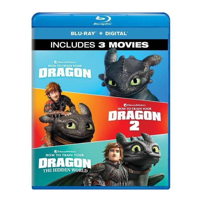 How to Train Your Dragon 3-Movie Collection (Blu-ray + Digital), 1 of 2