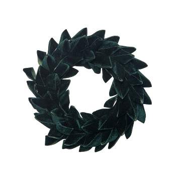 Gallerie II Velvet Emerald Green Wreath