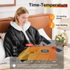 Inhand Wearable Heated Throw Blanket Shawl - 50"x60" Flannel Electric Robe Blanket Hoodie for Winter 5-Position Timer 10 Heating Levels - 3 of 4