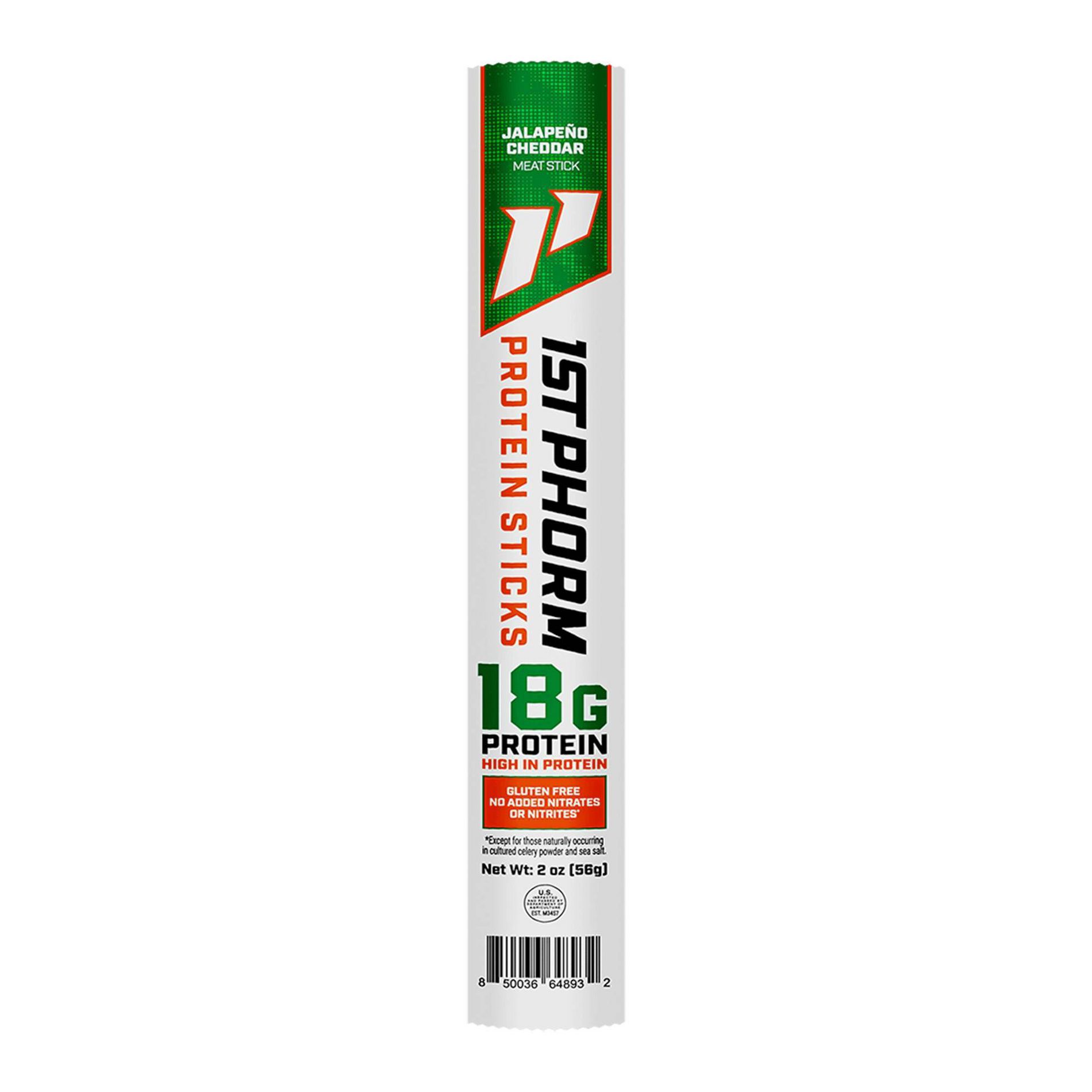 1st Phorm Jalapeno Cheddar Protein Meat Sticks - 2oz