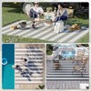 Gulches Outsunny Reversible Outdoor Rug, 9' x 12' Waterproof Plastic Straw Floor Mat with Carry Bag - 3 of 4