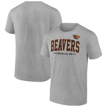 NCAA Oregon State Beavers Men's Gray Bi-Blend T-Shirt