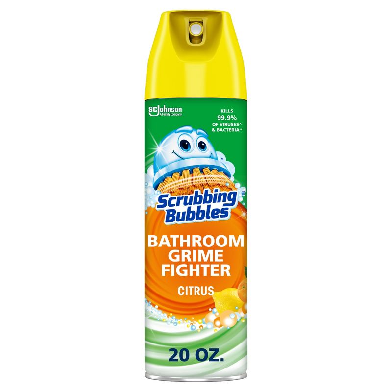 Scrubbing Bubbles Citrus Scent Bathroom Grime Fighter Disinfectant - 20oz, 1 of 13